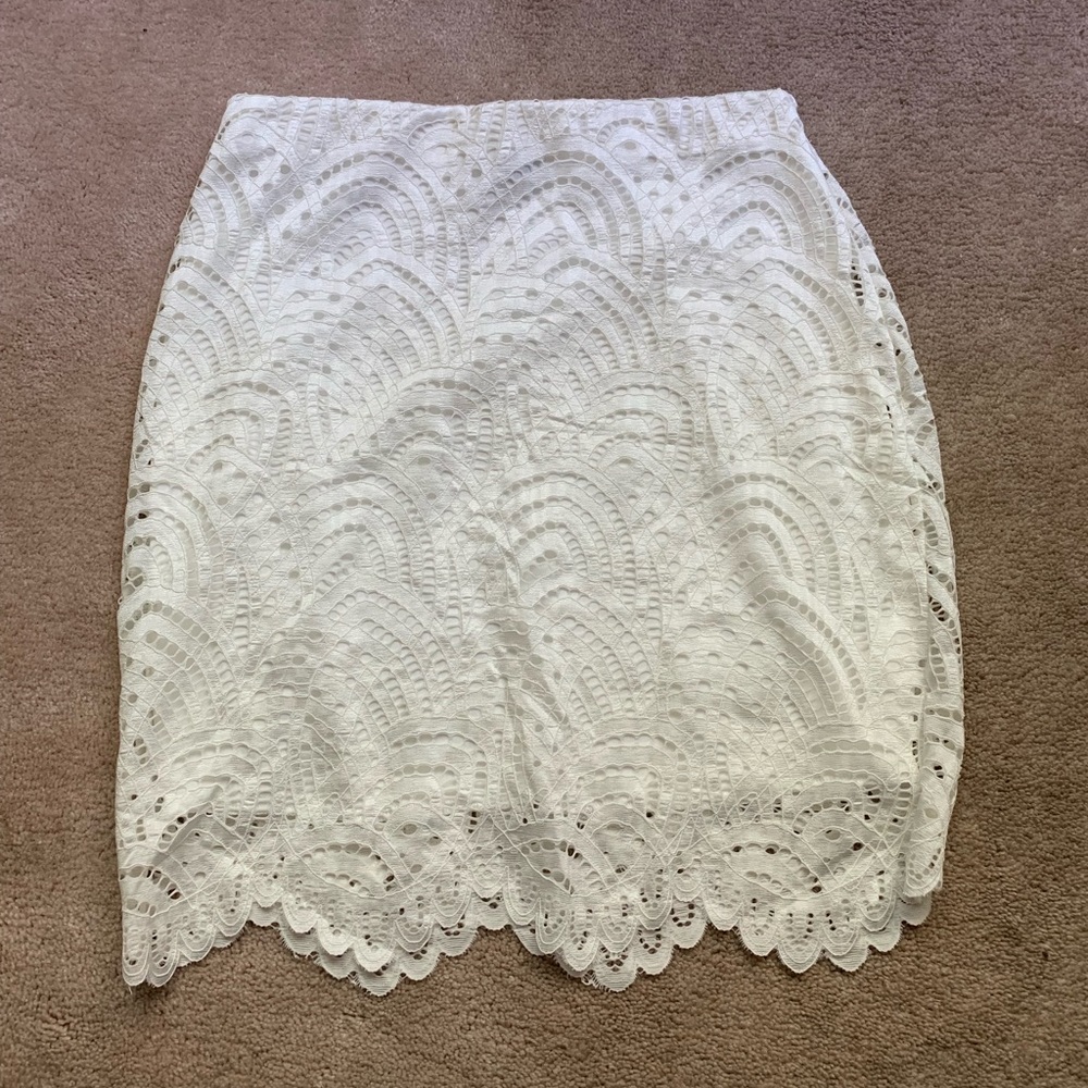 Charlotte Russe White Skirt